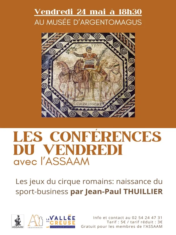 Image du carousel qui illustre: Conférence Au Musée D'argentomagus à Saint-Marcel