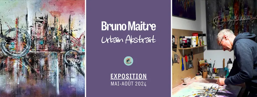 Image du carousel qui illustre: Exposition de Bruno Maitre / Urbain Abstrait à Queaux