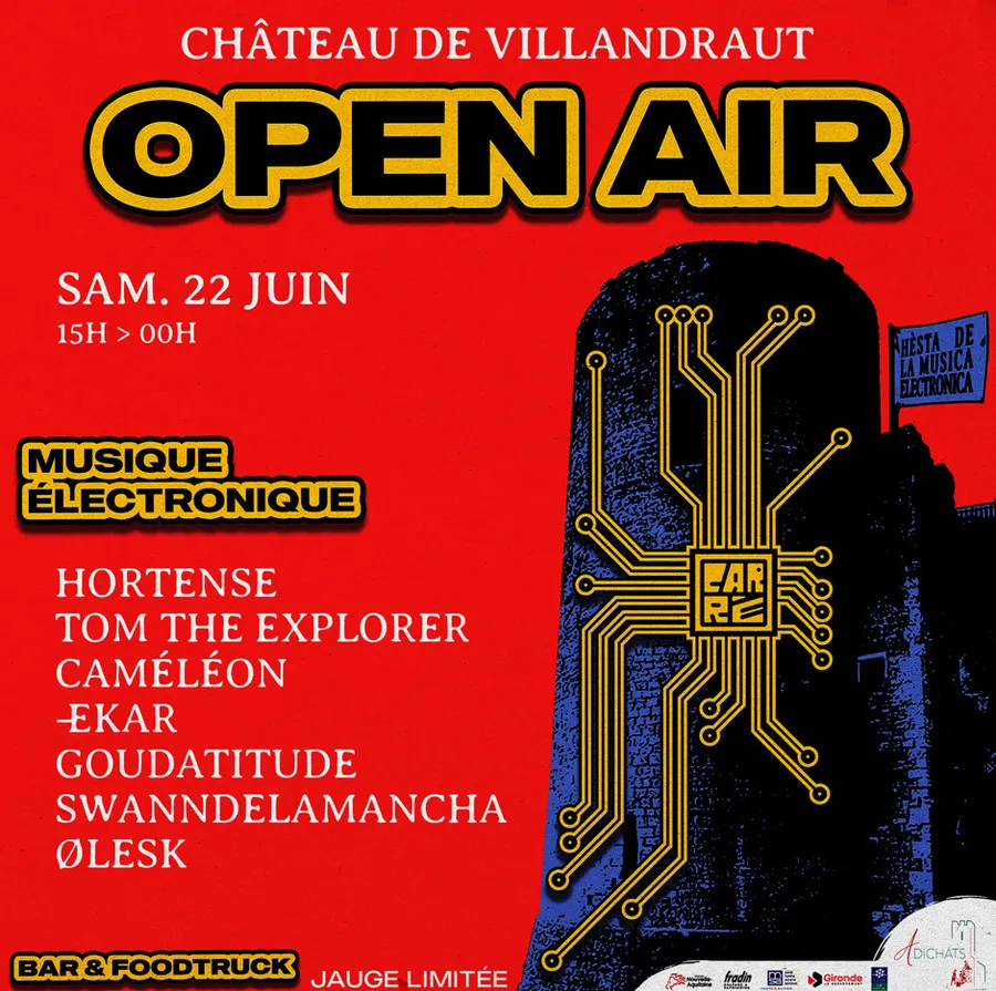 Image du carousel qui illustre: Open Air électro à Villandraut