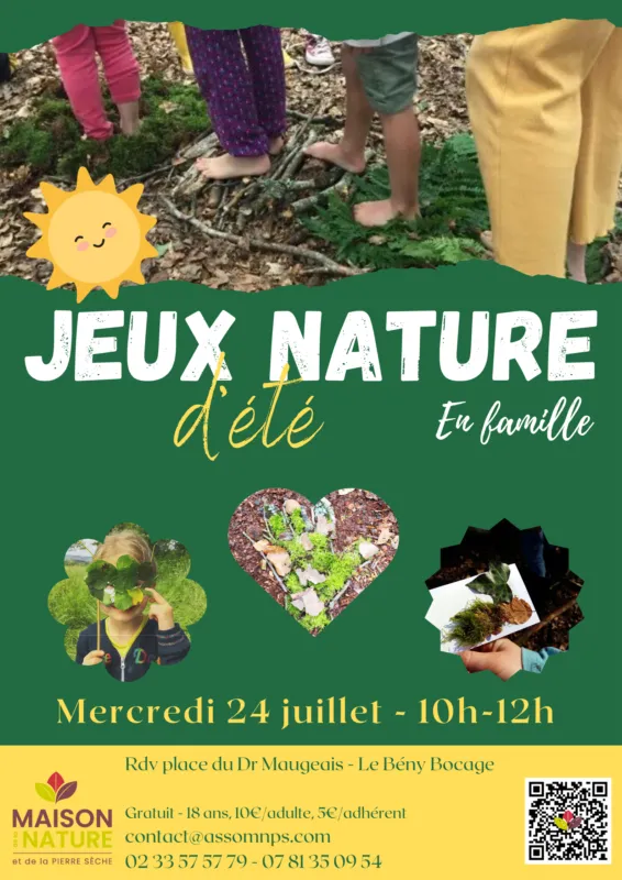 Image du carousel qui illustre: Jeux Nature D'été En Famille à Souleuvre en Bocage