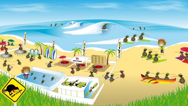 Image du carousel qui illustre: Club de plage Kiwi surf à Biscarrosse