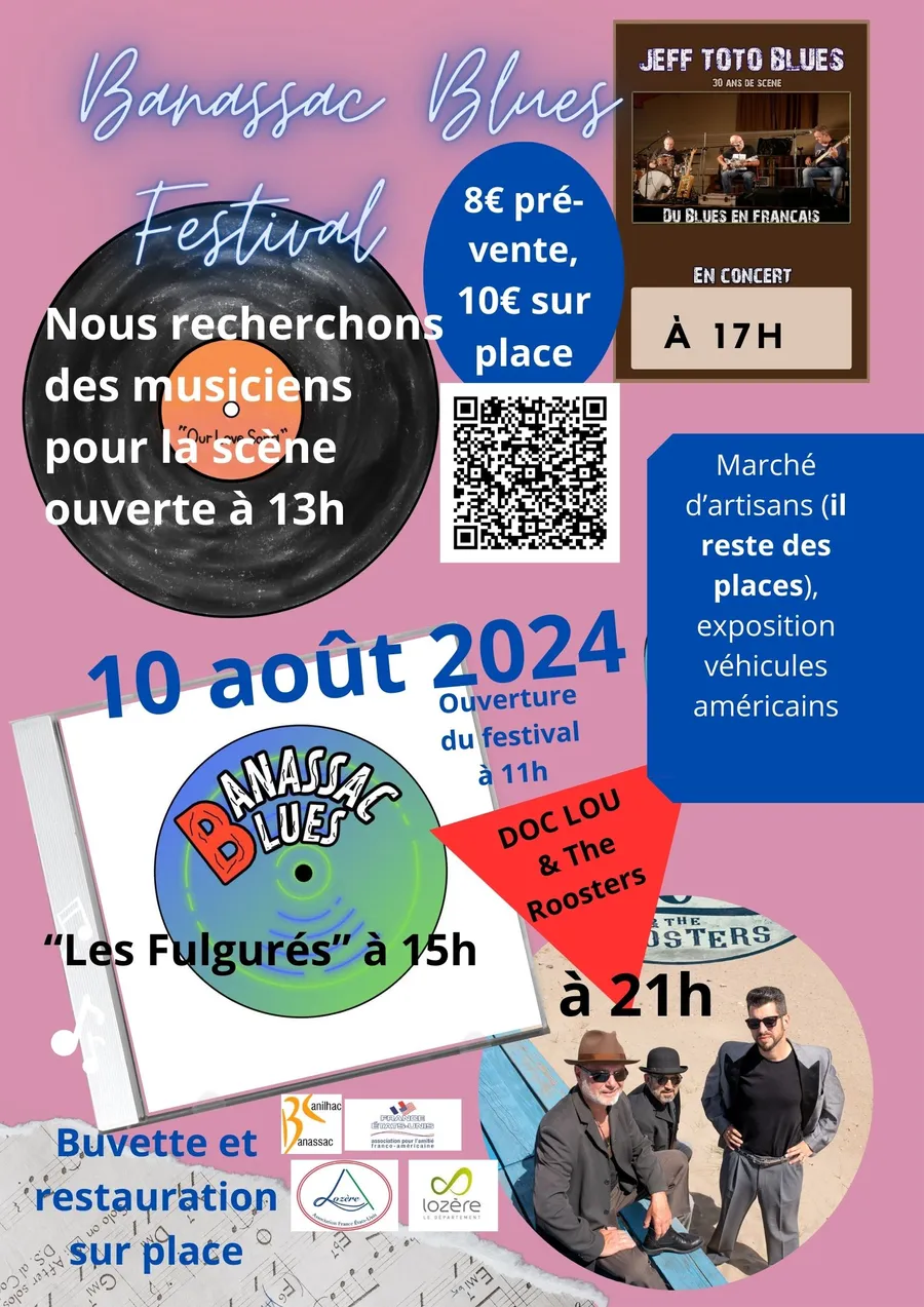 Image du carousel qui illustre: Festival Banassac Blues -&nbsp;association France Etats Unis à Banassac-Canilhac