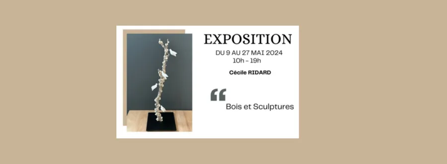 Image du carousel qui illustre: Exposition Cécile Ridard - Bois Et Sculptures à Eygalières