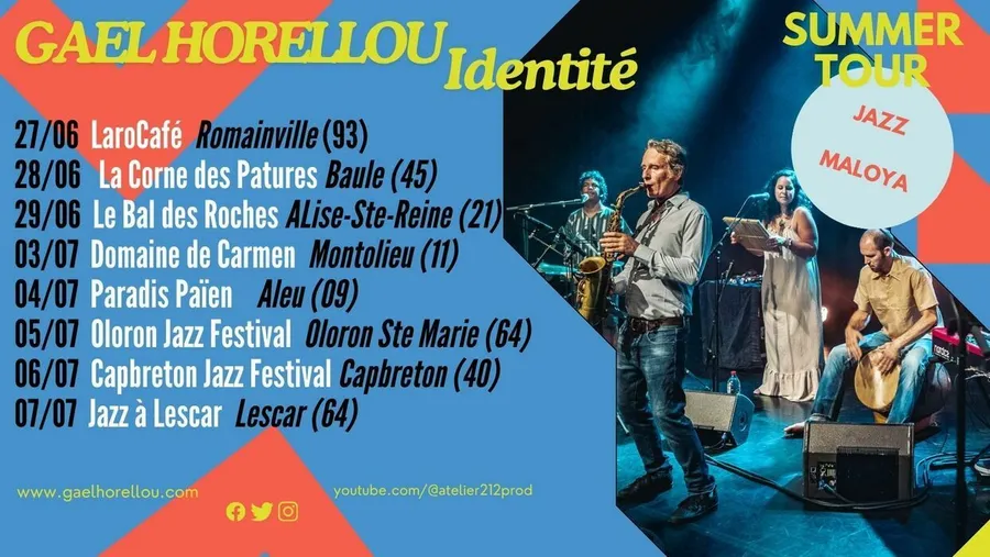 Image du carousel qui illustre: Gaël HORELLOU Identité en tournée en France en juillet 2024 à Faverdines