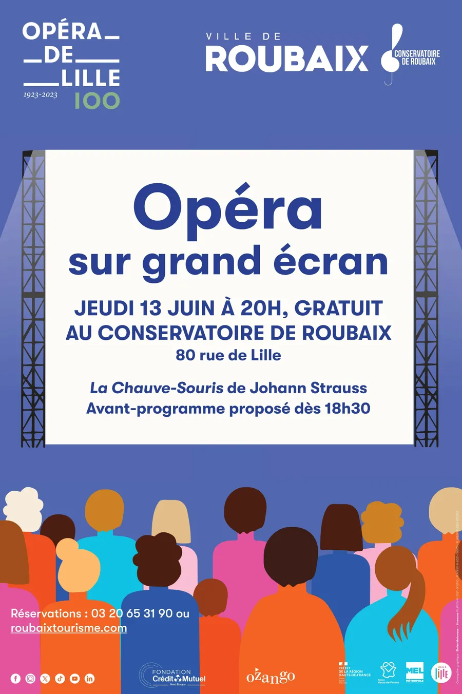 Image du carousel qui illustre: Opéra sur Grand Ecran : La Chauve-Souris de Johann Strauss à Roubaix