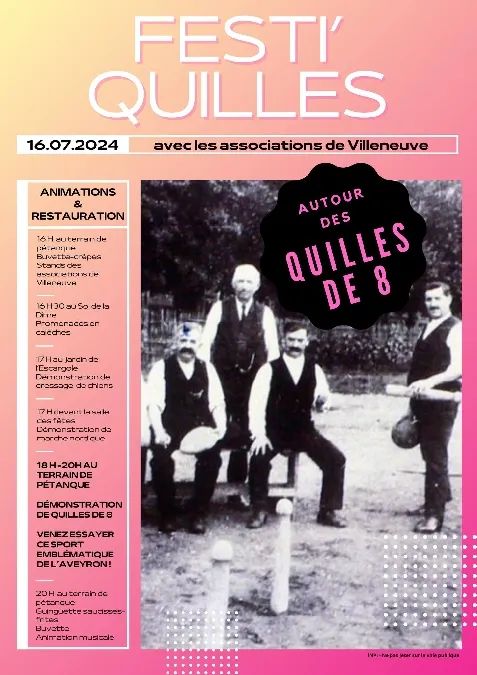Image du carousel qui illustre: Festi'quilles - Villeneuve à Villeneuve