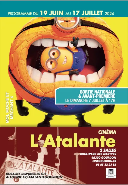 Image du carousel qui illustre: L'atalante Fait Son Cinéma : Du 19 Juin Au 17 Juillet 2024 à Gourdon