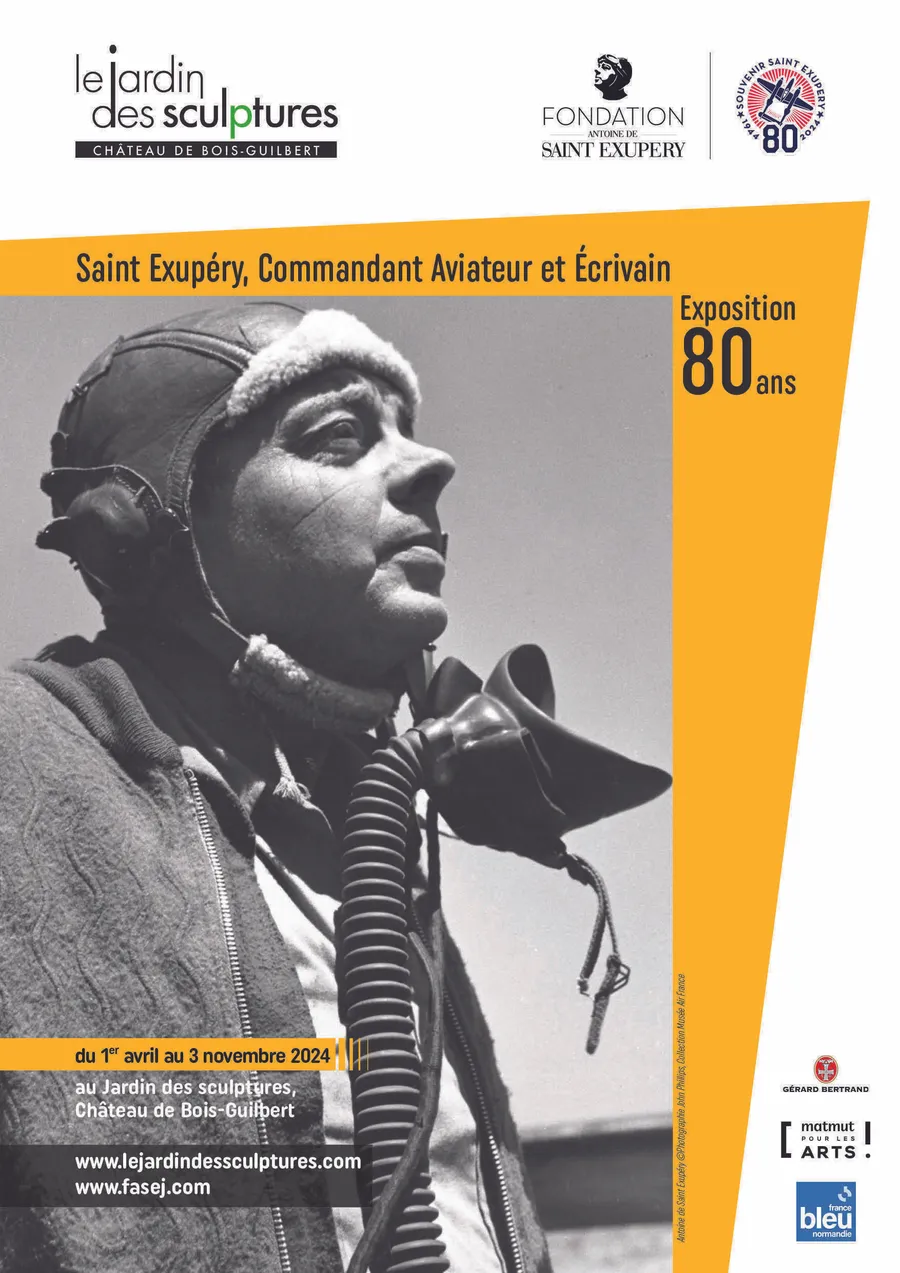 Image du carousel qui illustre: Exposition : 80 ans Saint-Exupéry, commandant, aviateur et écrivain à Bois-Guilbert