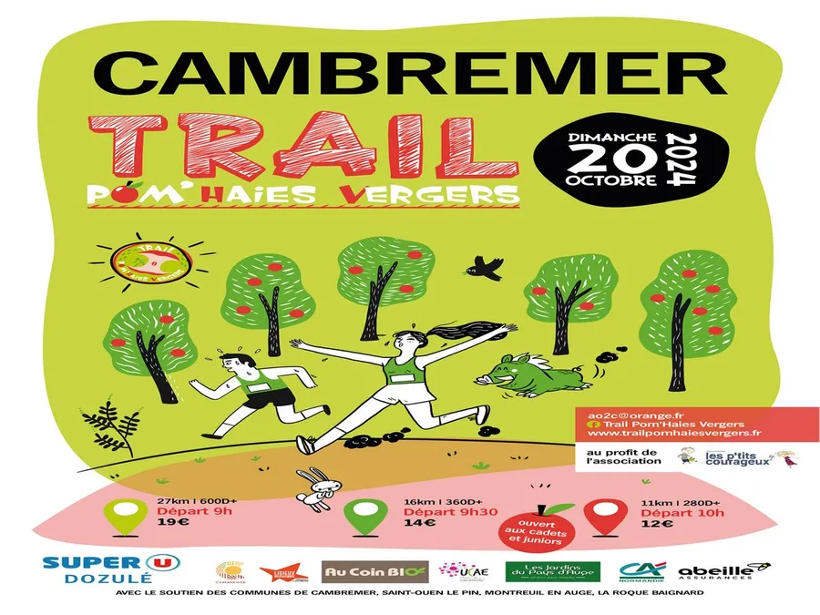 Image du carousel qui illustre: Trail Pom'haies Vergers, Édition 2024 à Cambremer