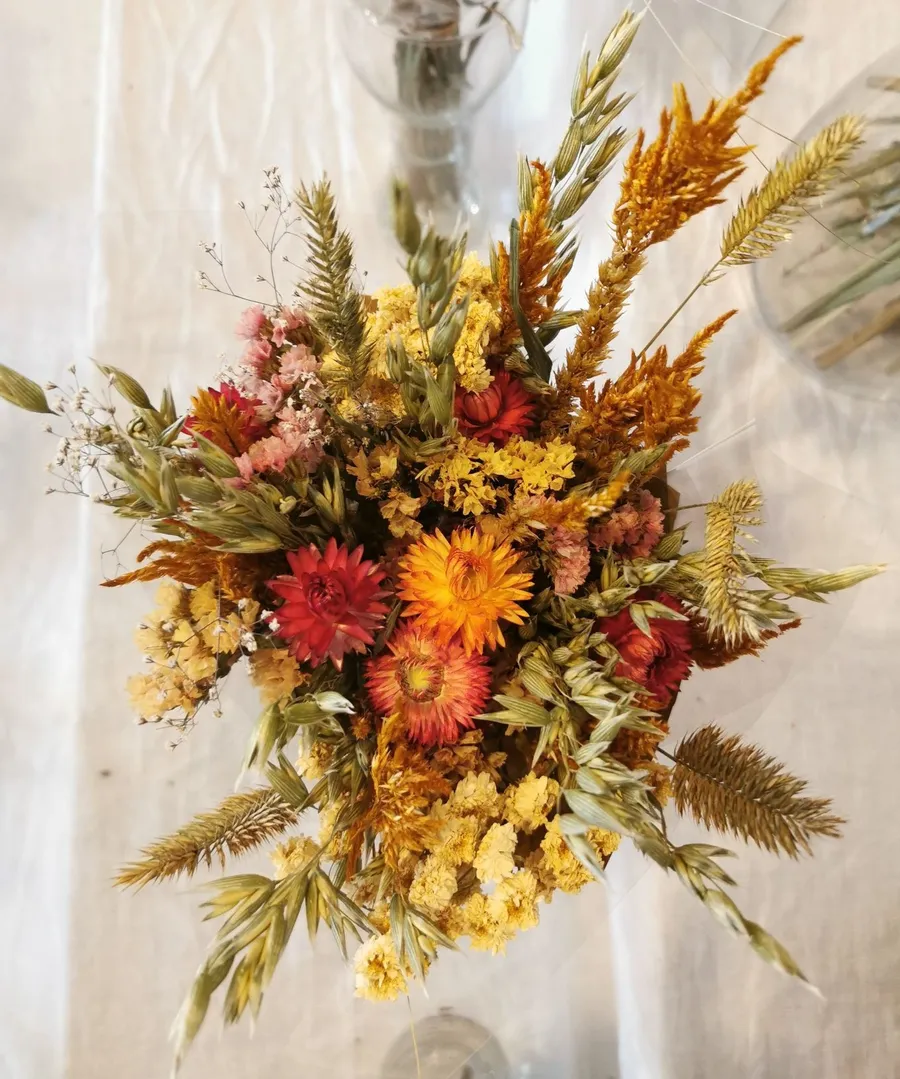 Image du carousel qui illustre: Composez votre bouquet de fleurs séchées à Saint-Jouin