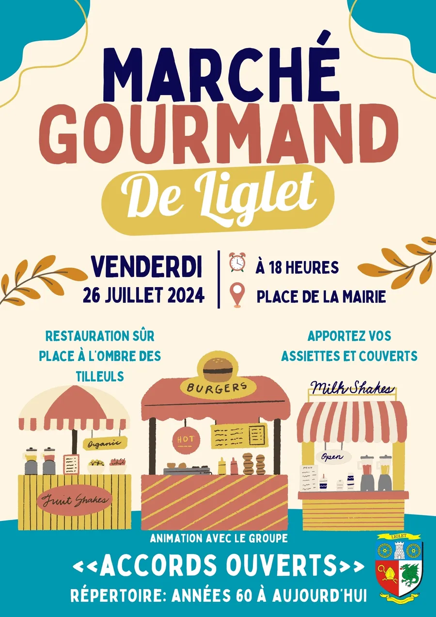 Image du carousel qui illustre: MARCHÉ GOURMAND 28 JUILLET 2024 à Liglet