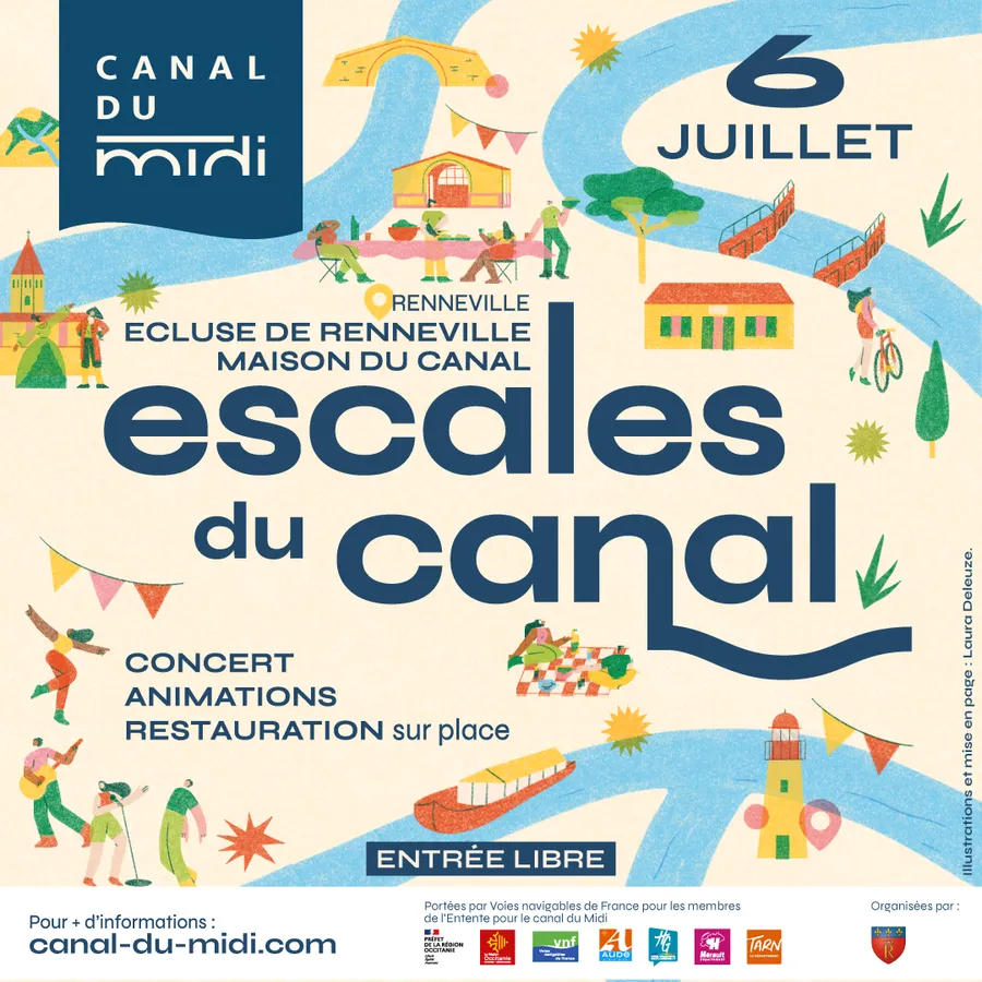 Image du carousel qui illustre: Les Escales Du Canal À Renneville à Renneville