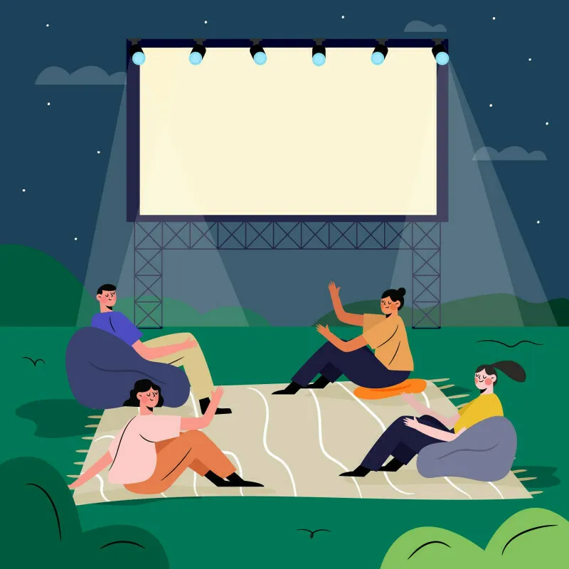 Image du carousel qui illustre: Cinéma de plein air à Le Croisic
