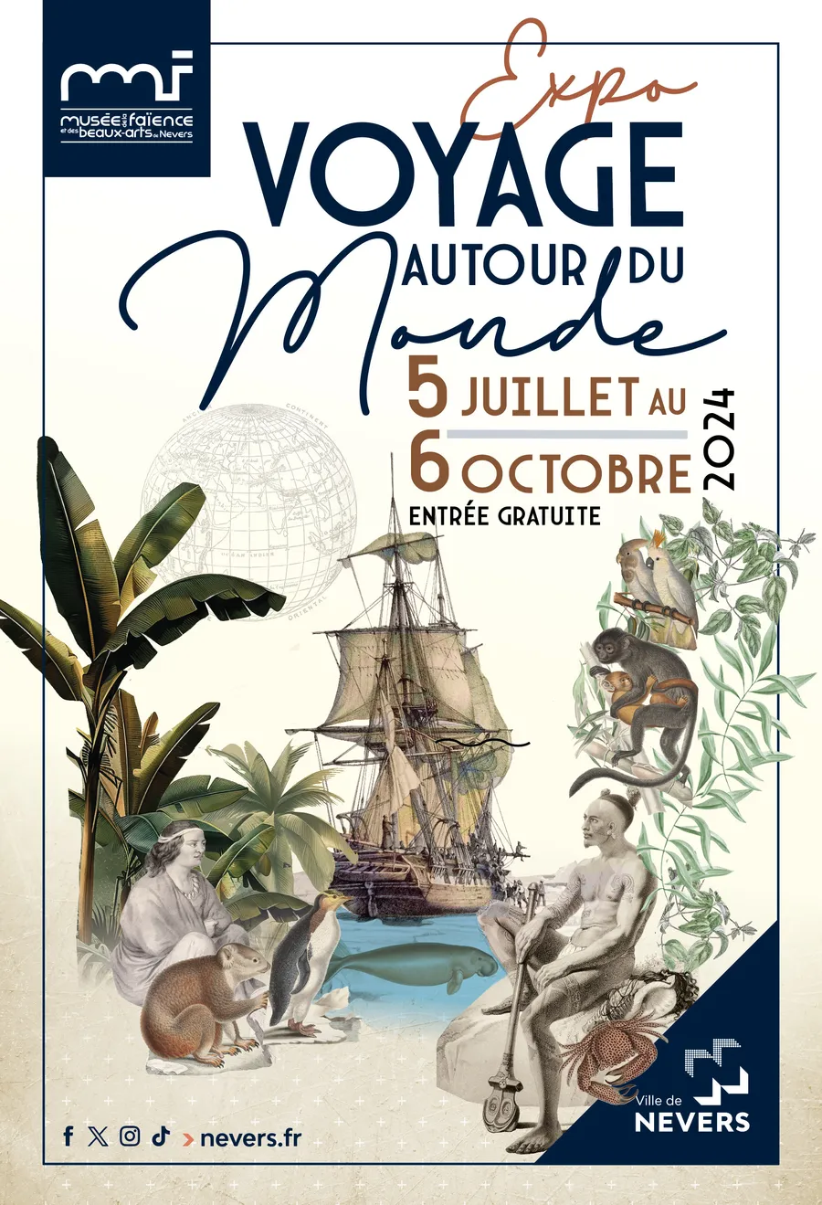 Image du carousel qui illustre: Voyage autour du monde : Découverte guidée de l'exposition à Nevers