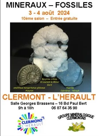 Image du carousel qui illustre: La Bourse Aux Mineraux Et Fossiles à Clermont-l'Hérault