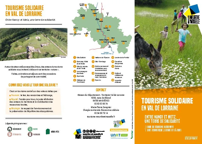 Image du carousel qui illustre: Tourisme solidaire en Val de Lorraine à Pont-à-Mousson