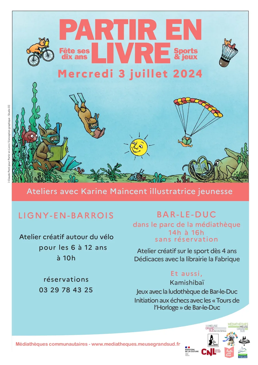 Image du carousel qui illustre: Partir En Livre à Ligny-en-Barrois