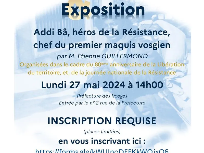 Image du carousel qui illustre: Conférence : Addi Ba, Héros De La Résistance, Chef Du 1er Maquis Vosgiens à Épinal