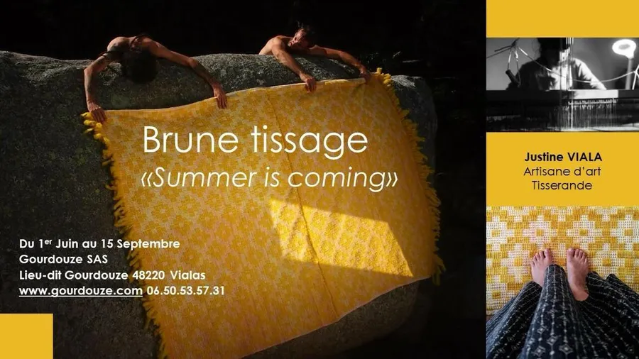 Image du carousel qui illustre: Summer Is Coming  -&nbsp;brune Tissage à Vialas