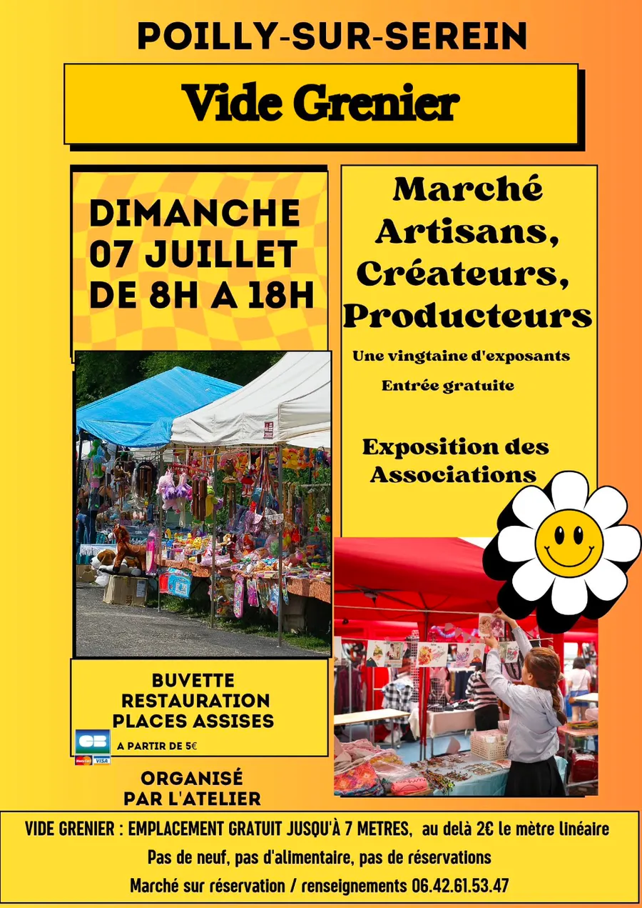 Image du carousel qui illustre: Vide-greniers et marché à Poilly-sur-Serein