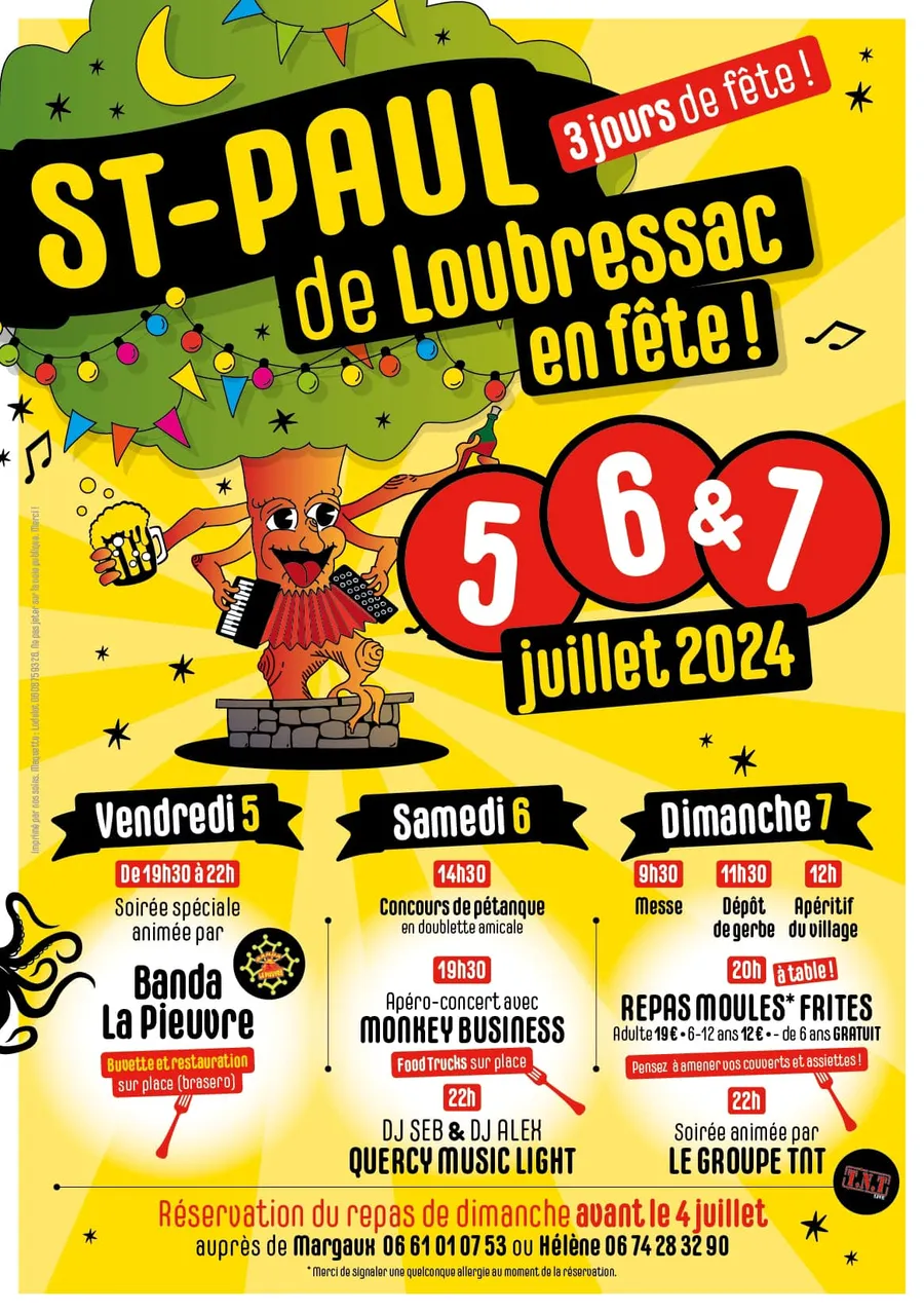Image du carousel qui illustre: Fête Votive De Saint-paul-de-loubressac à Saint-Paul-Flaugnac