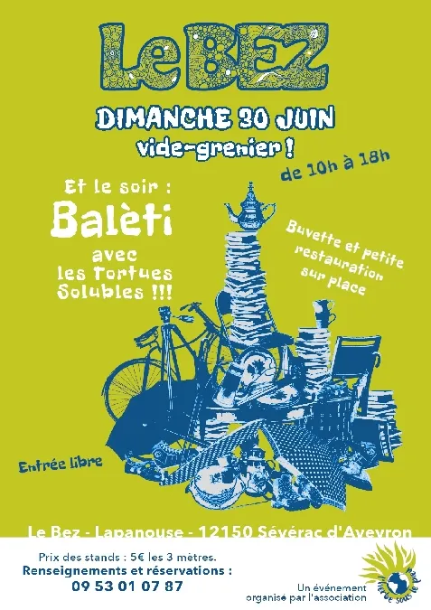 Image du carousel qui illustre: Vide-grenier Au Bez Près De Lapanouse à Sévérac d'Aveyron