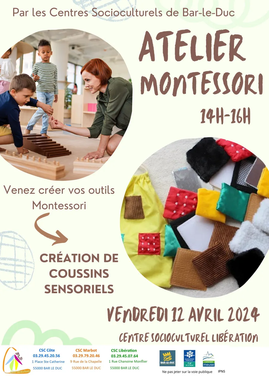 Image du carousel qui illustre: Atelier Montessori à Bar-le-Duc
