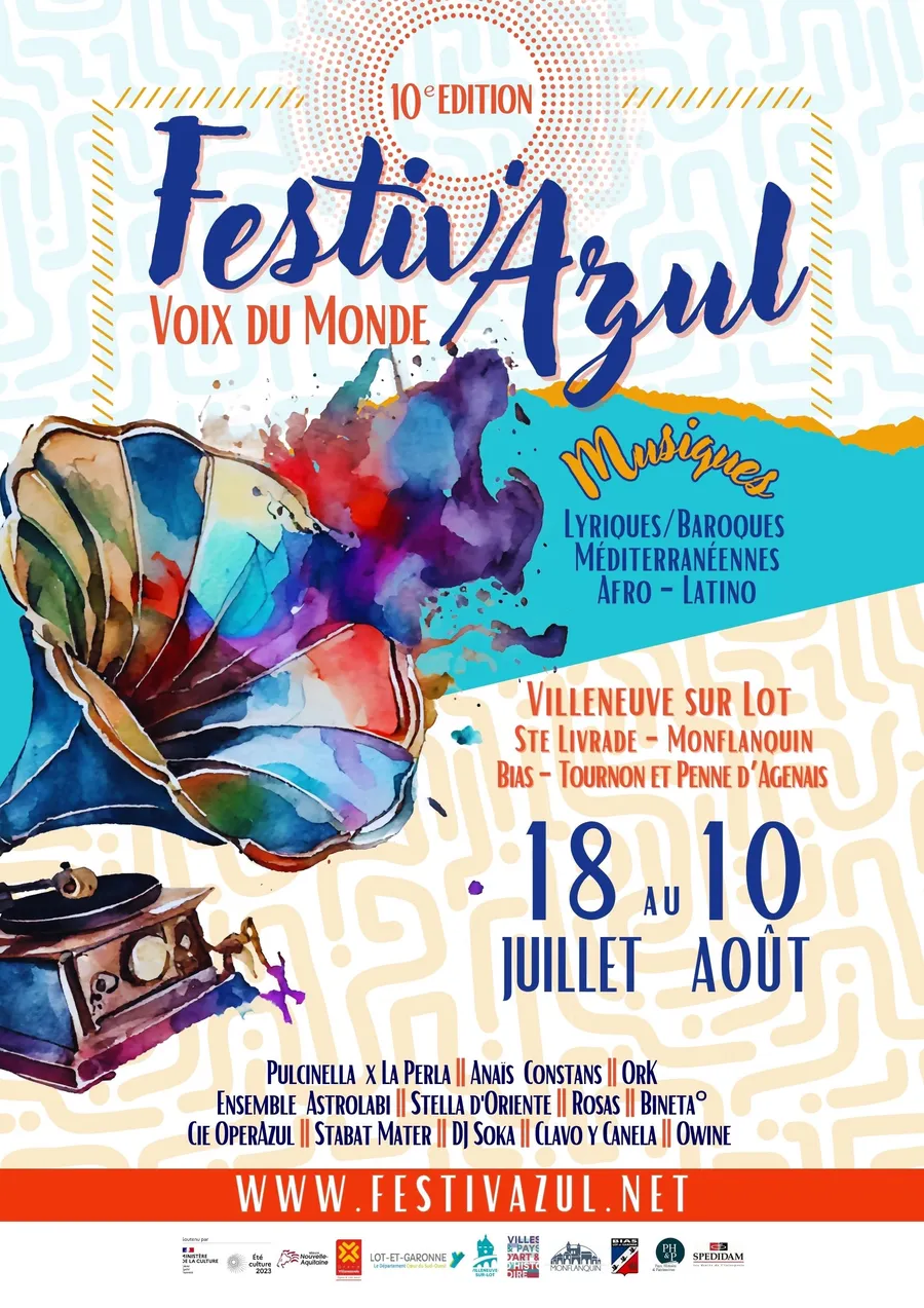 Image du carousel qui illustre: Festiv'azul "voix Du Monde" : Journée Patrimoine En Musique Et En Famille à Villeneuve-sur-Lot