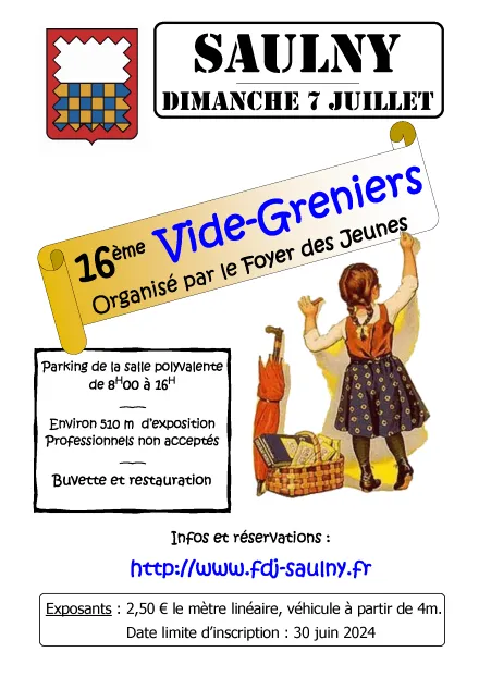 Image du carousel qui illustre: 16eme Vide Grenier - Saulny à Saulny