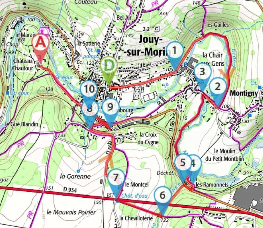 Image du carousel qui illustre: Randonnée d'un réseau à l'autre à Jouy-sur-Morin