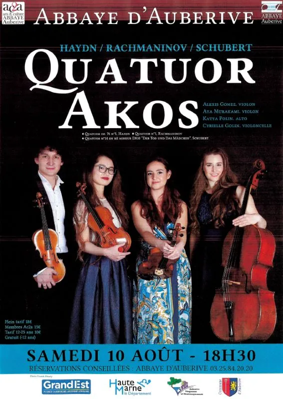 Image du carousel qui illustre: Quatuor Akos à Auberive