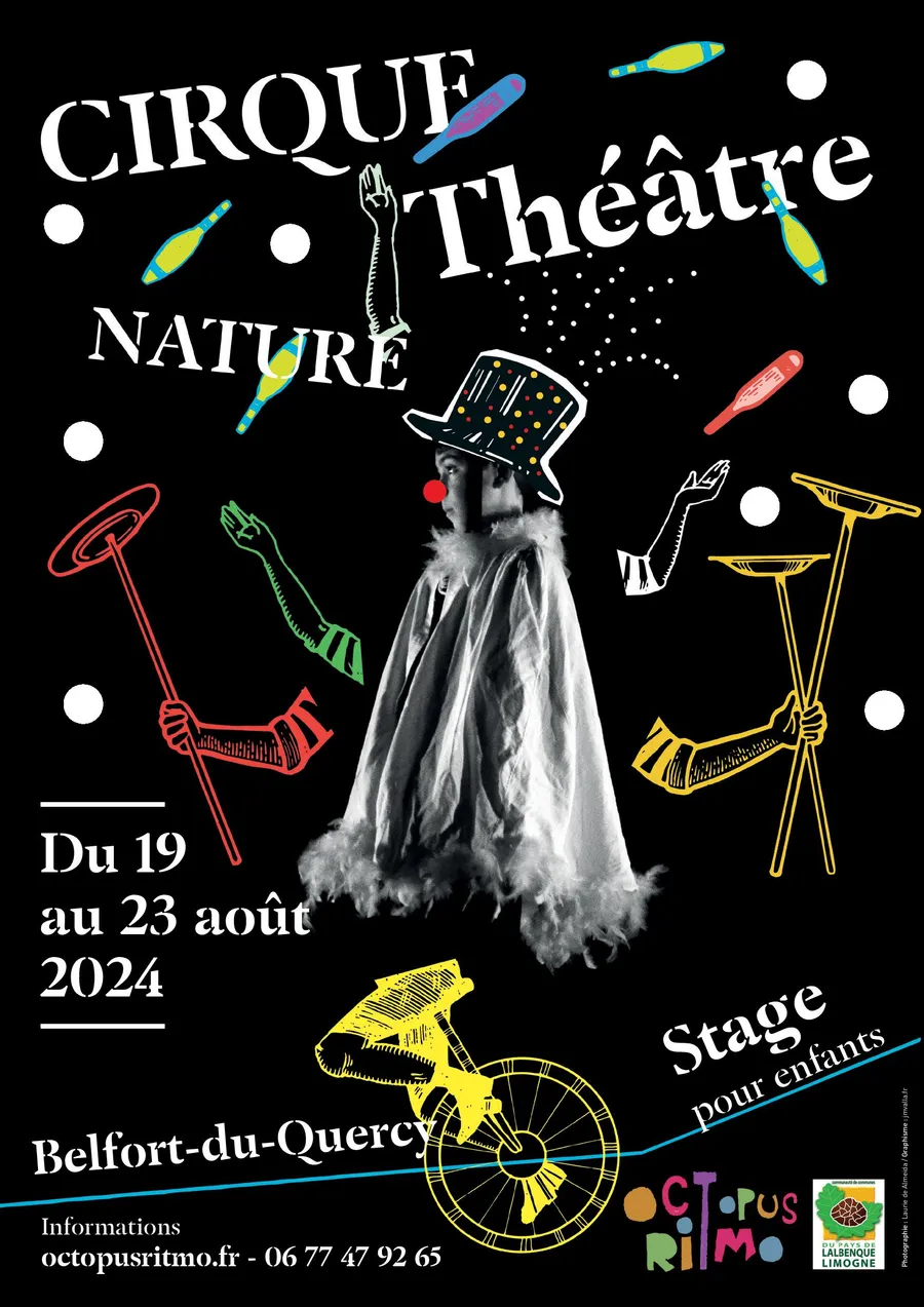 Image du carousel qui illustre: Séjour Artistique : Théâtre, Cirque Et Nature Pour Les 7 - 12 Ans à Belfort-du-Quercy