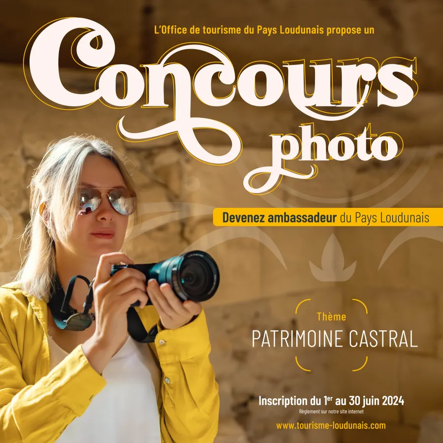 Image du carousel qui illustre: Concours photo "le patrimoine castral" : devenez ambassadeur du Pays Loudunais à Loudun