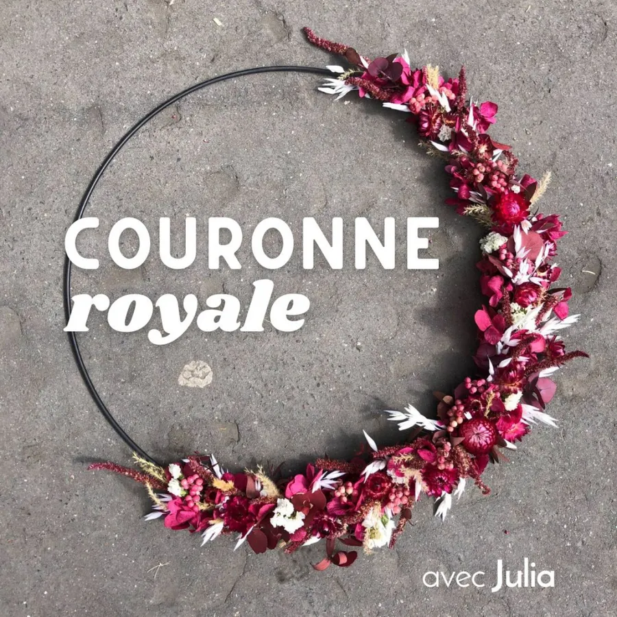 Image du carousel qui illustre: Composez votre couronne fleurie à Nantes