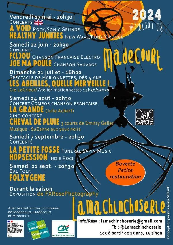 Image du carousel qui illustre: Concert La Grande Et Ciné Concert à Madecourt