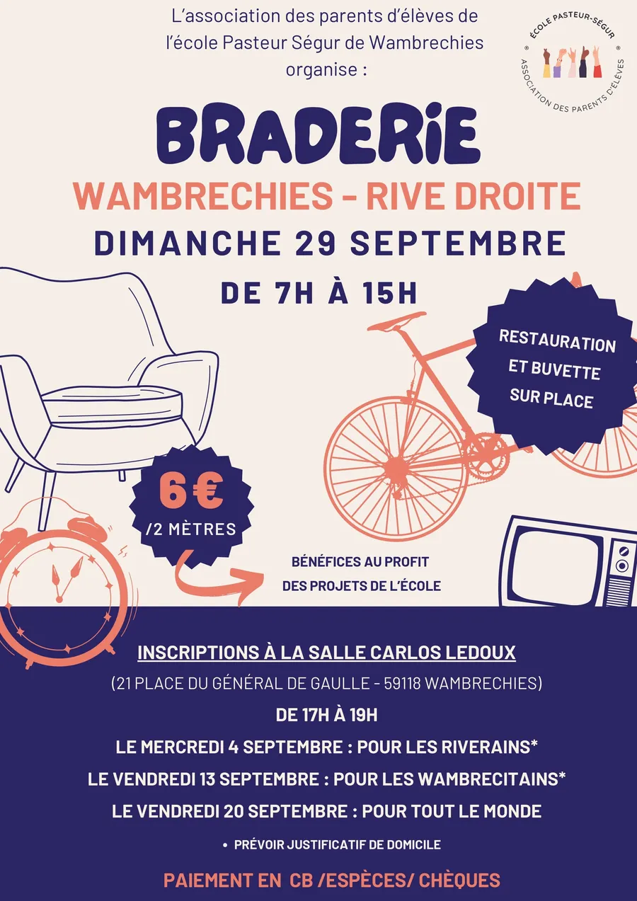 Image du carousel qui illustre: Braderie Wambrechies - Rive droite à Wambrechies