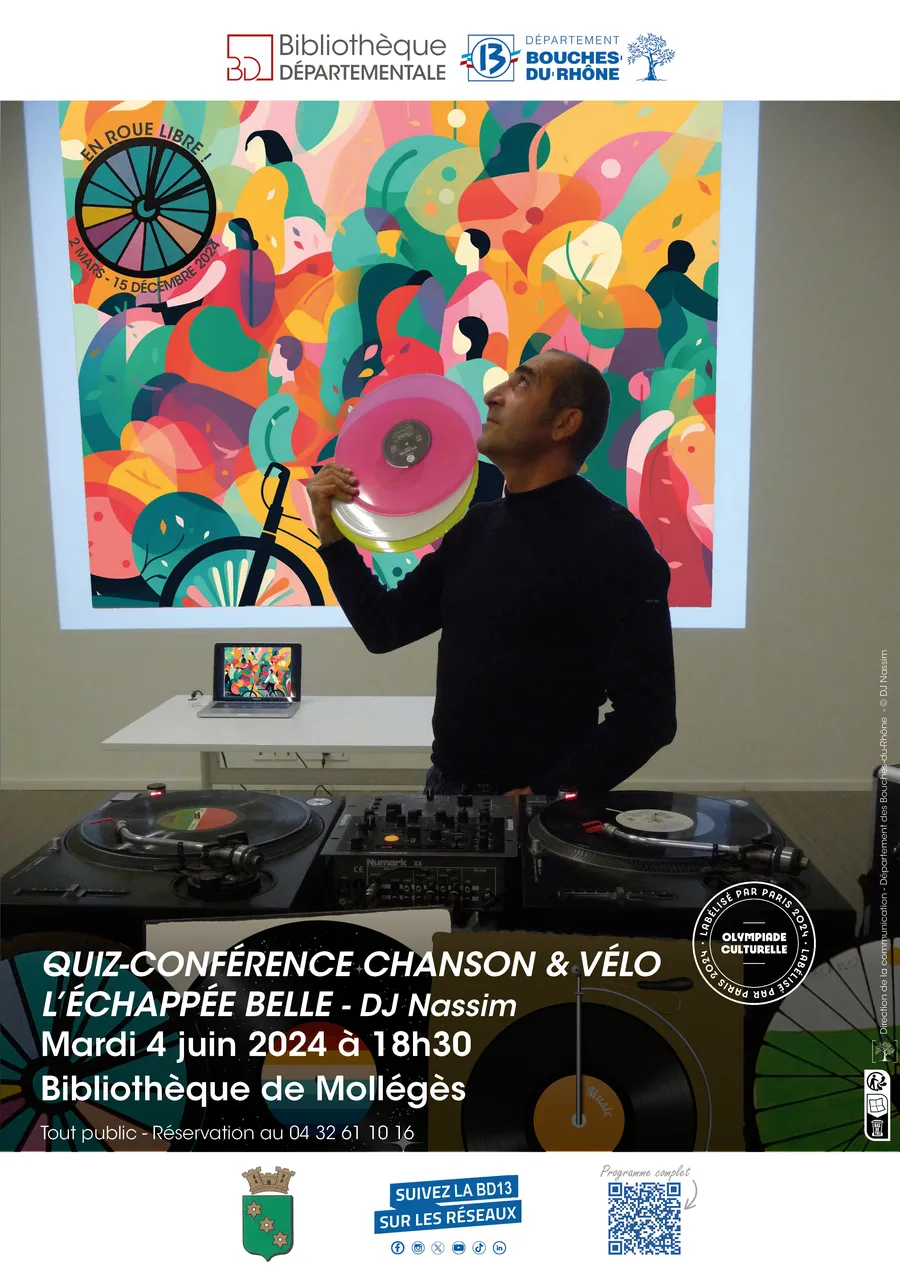 Image du carousel qui illustre: Quiz-conférence "la Chanson Française Et Le Vélo" à Mollégès