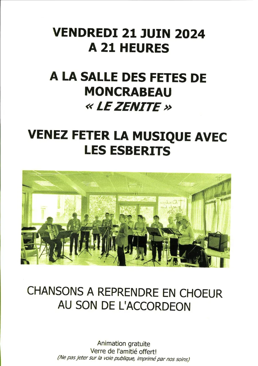 Image du carousel qui illustre: Fête de la musique de Moncrabeau à Moncrabeau
