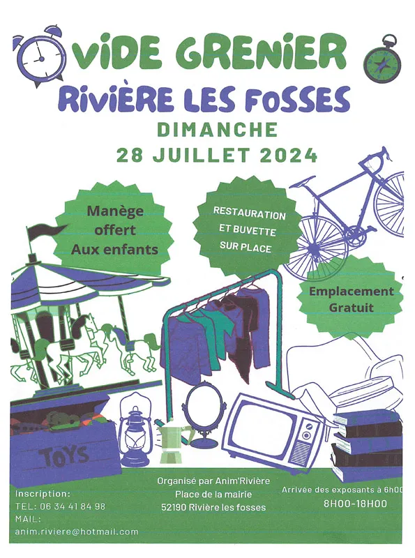 Image du carousel qui illustre: Vide-greniers De Riviere-les-fosses à Rivière-les-Fosses