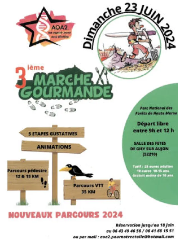 Image du carousel qui illustre: Marche Gourmande à Giey-sur-Aujon