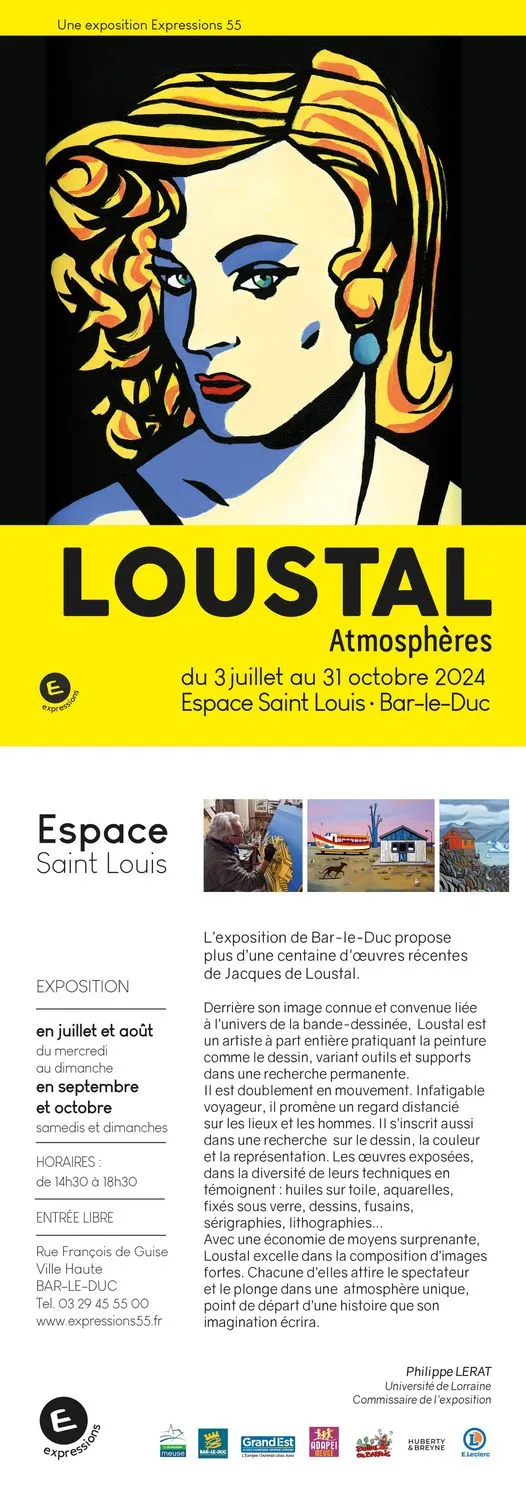 Image du carousel qui illustre: Exposition - Jacques De Loustal à Bar-le-Duc