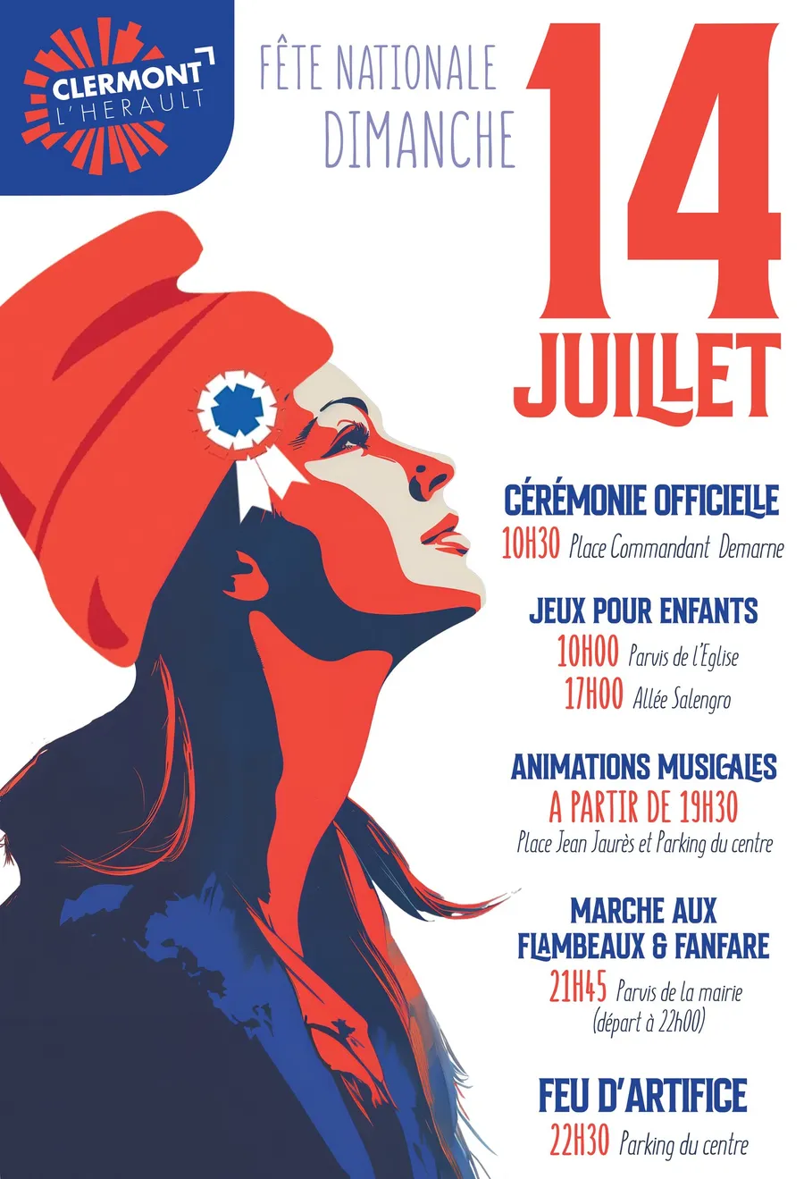 Image du carousel qui illustre: Fête Nationale Clermont L'hérault à Clermont-l'Hérault