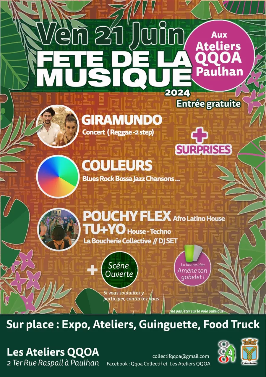 Image du carousel qui illustre: Fête De La Musique - Les Ateliers Qqoa à Paulhan