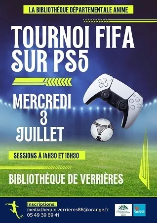 Image du carousel qui illustre: Tournoi FIFA sur PS5 à Mazerolles