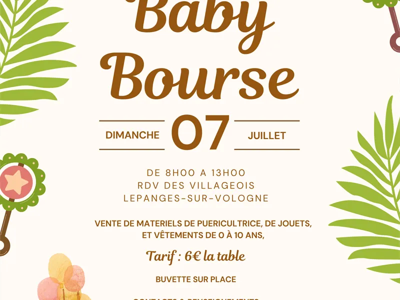 Image du carousel qui illustre: Baby Bourse à Lépanges-sur-Vologne