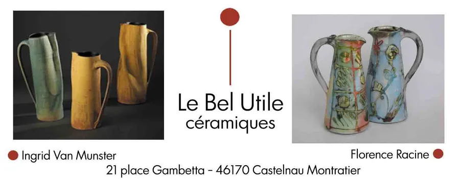 Image du carousel qui illustre: Exposition De Céramiques À La Galerie Le Bel Utile à Castelnau Montratier-Sainte Alauzie