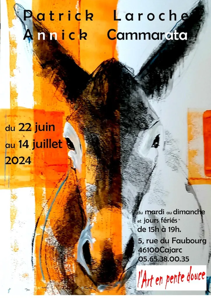Image du carousel qui illustre: Exposition De Patrick Laroche Et Annick Camarata À L'art En Pente Douce à Cajarc