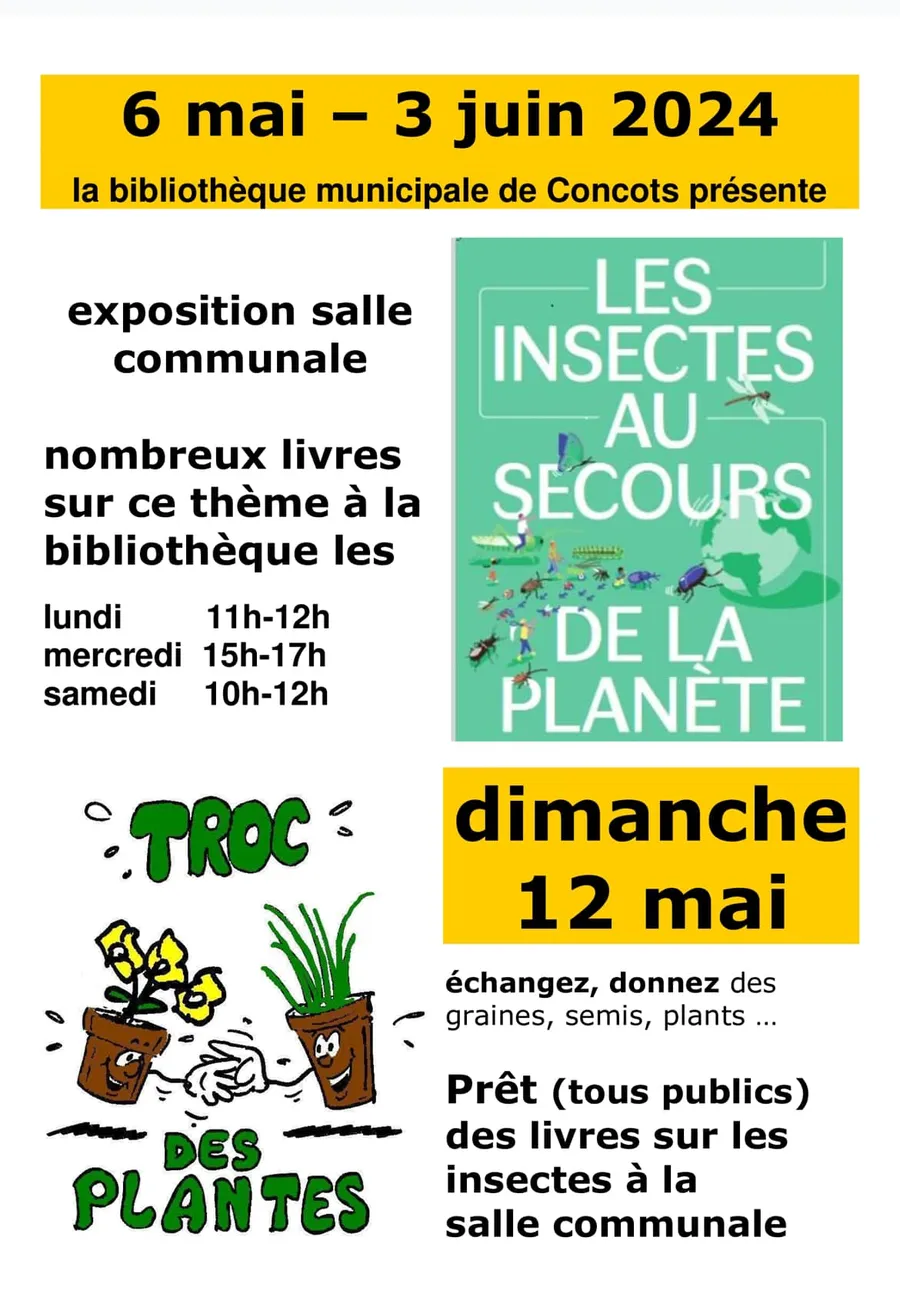 Image du carousel qui illustre: Exposition Au Foyer Rural De Concots: Les Insectes Au Secours De La Planète à Concots