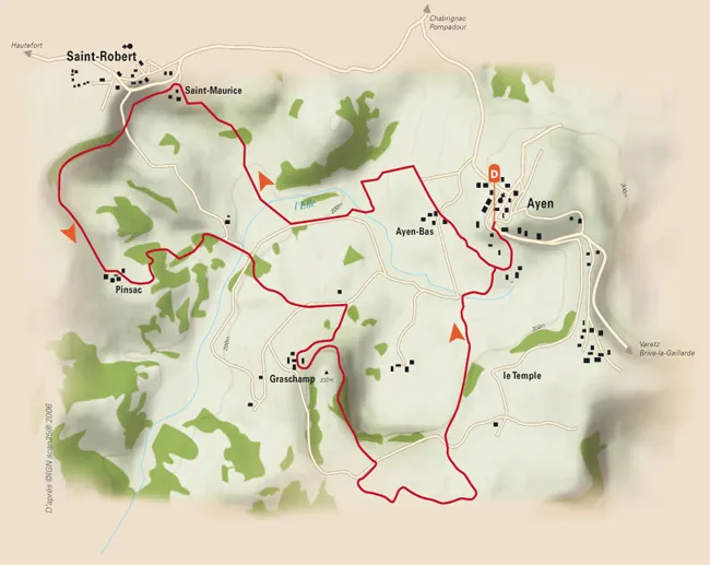 Image du carousel qui illustre: Randonnée des deux villages à Ayen
