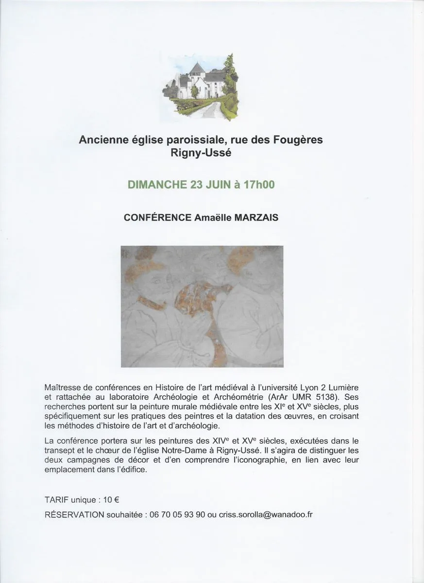 Image du carousel qui illustre: Conférence D'amaëlle Marzais à Rigny-Ussé